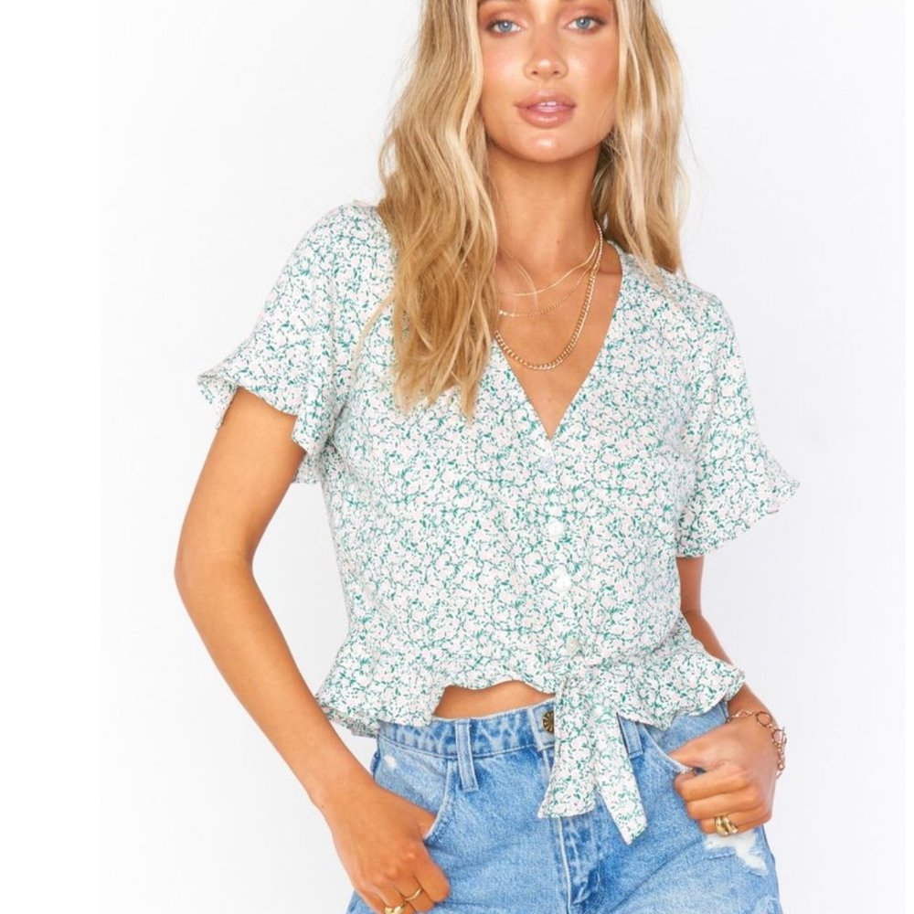 Show Me Your MuMu Ollie Top - Peony Please